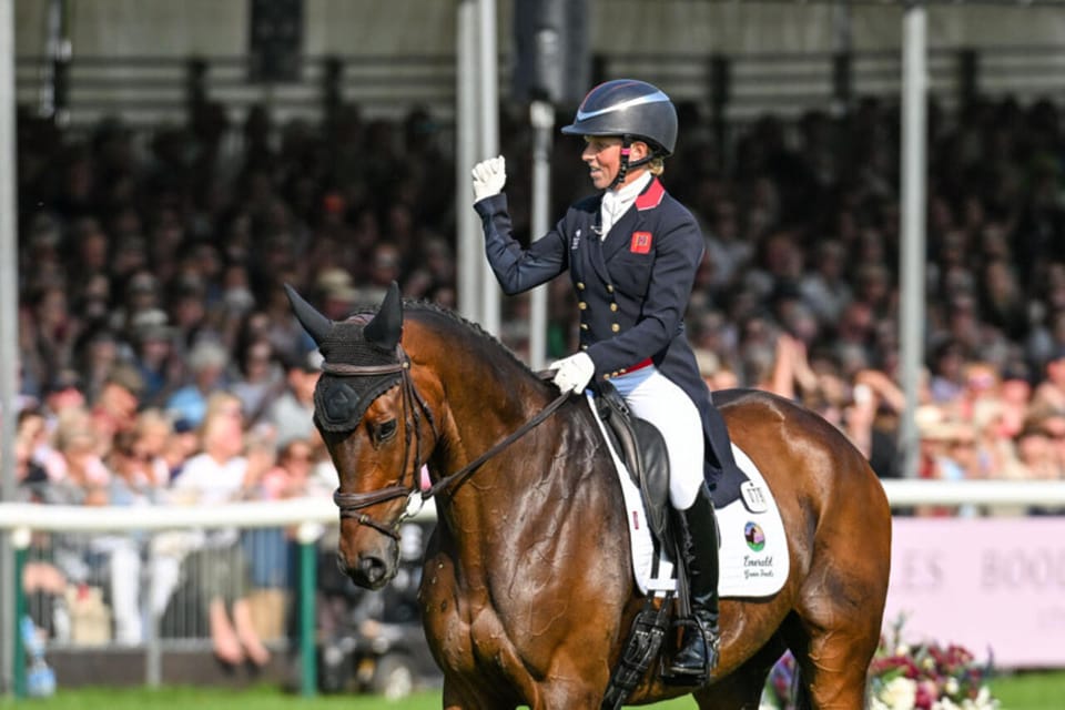 Ros Canter Dominates Burghley Dressage