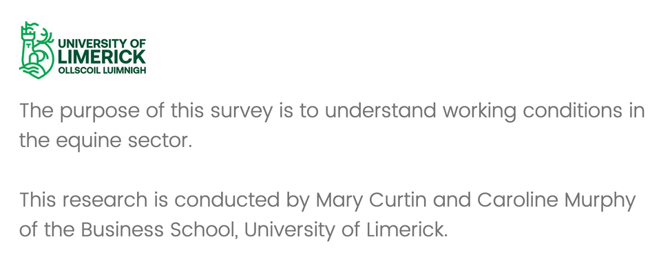 An Examination of Workforce Conditions in Ireland's Equine Sector