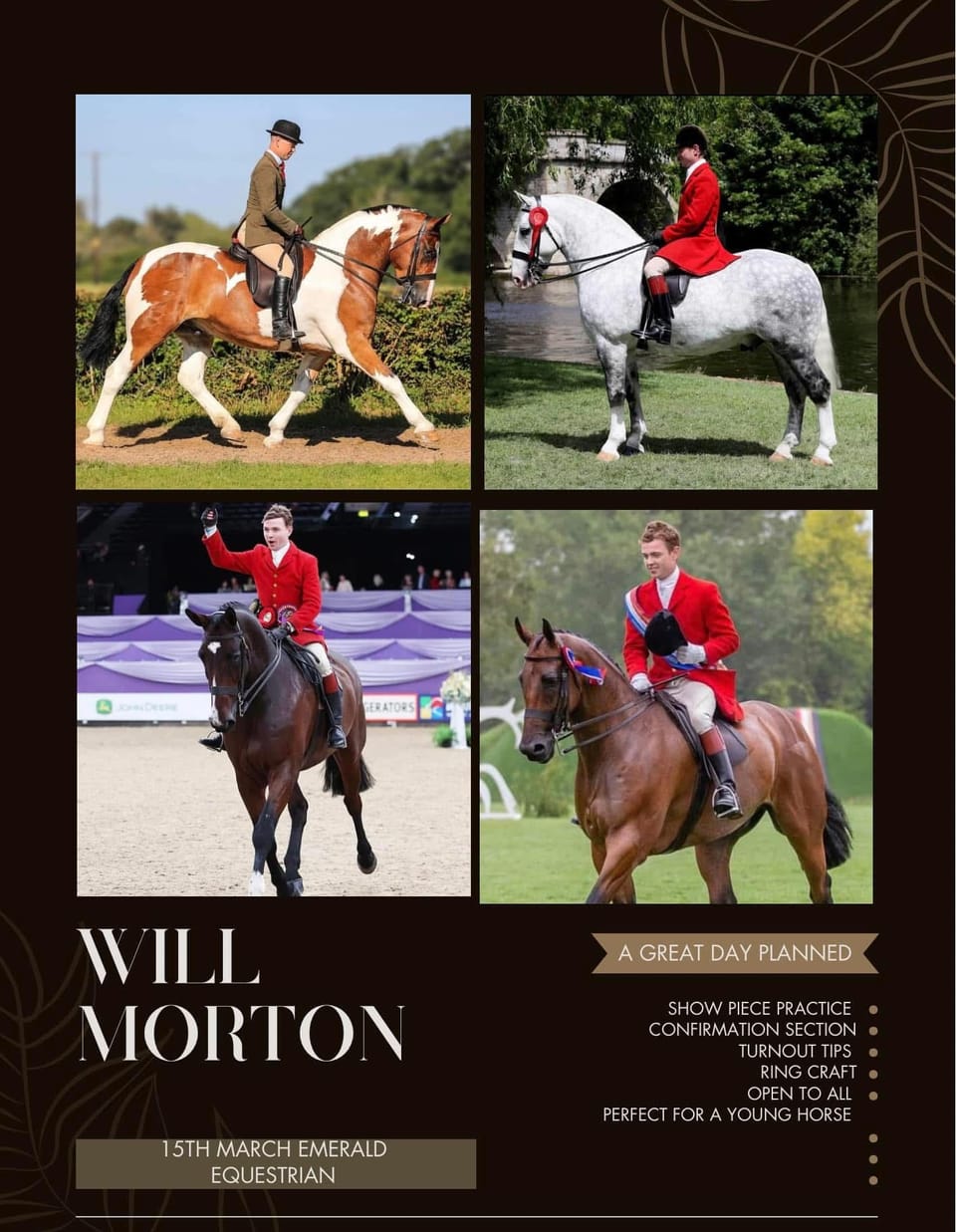 Kick-Start 2025 with a Showing & Turnout Clinic Featuring Will Morton