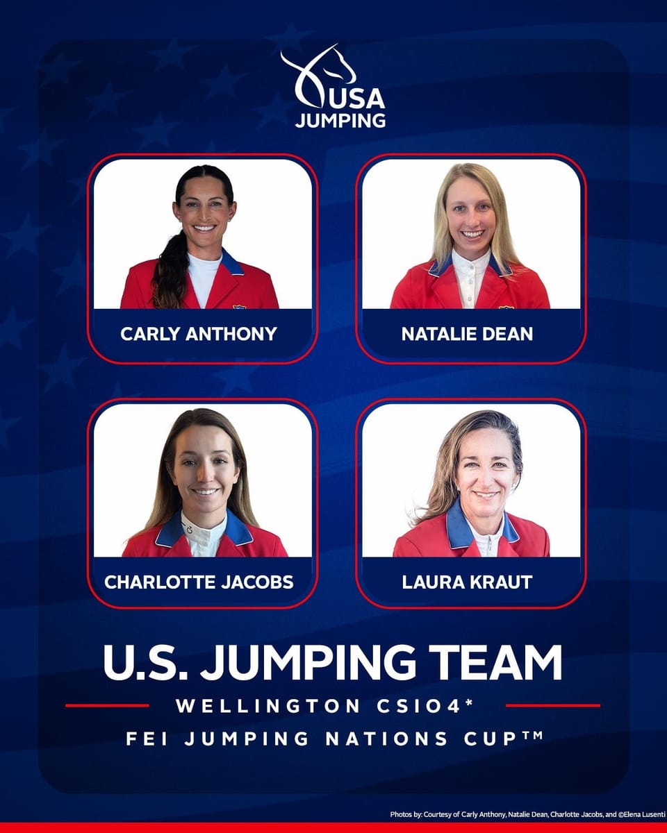 US Equestrian Announces U.S. Jumping Team for FEI Jumping Nations Cup Wellington CSIO4*